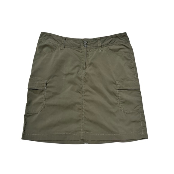 Patagonia Women's Solimar Skirt Nylon Travel Hiking Green Casual Size 2 - Picture 2 of 5